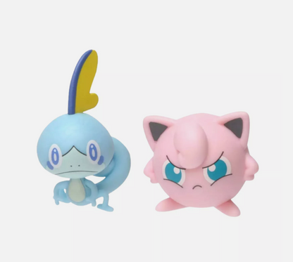 JIGGLYPUFF Y SOBBLE ORIGINAL POKEMON BATTLE FIGURE