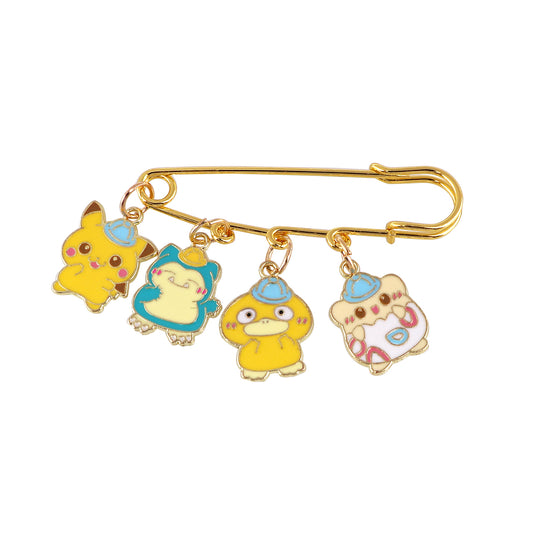 Pikachu, Snorlax, Psyduck, Togepi Togepi Broche Pokémon