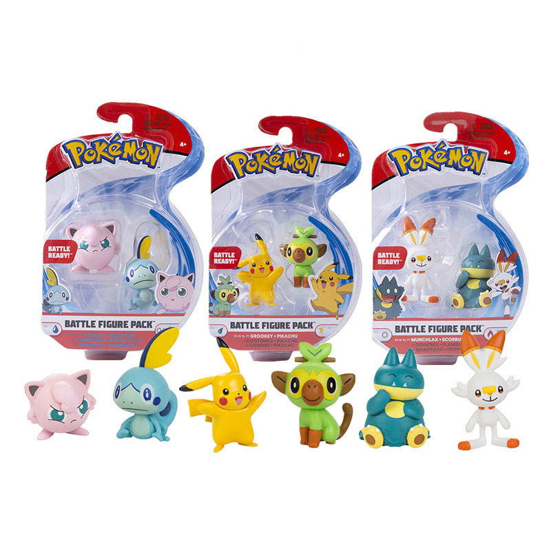 JIGGLYPUFF Y SOBBLE ORIGINAL POKEMON BATTLE FIGURE