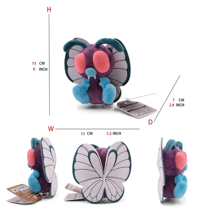 Butterfree Plush Pokemon Fit