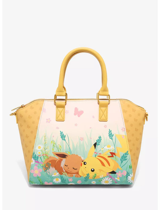 Eevee y Pikachu Bolso floral Loungefly Pokémon