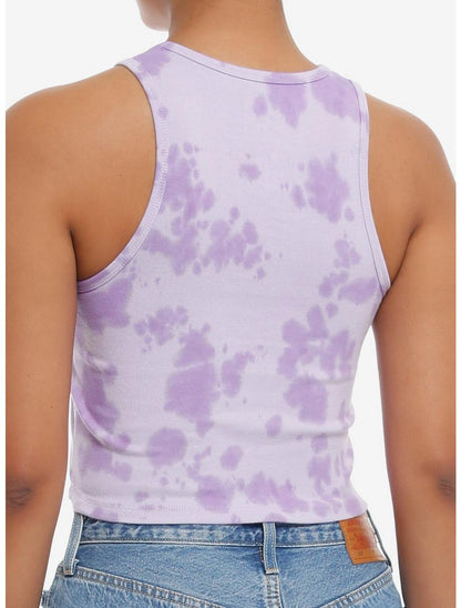 Pokemon Eeveelution Purple Wash Girls Crop Tank Top