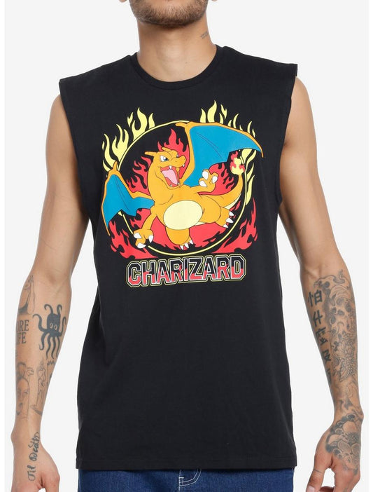 Pokemon Charizard Muscle Tank Top