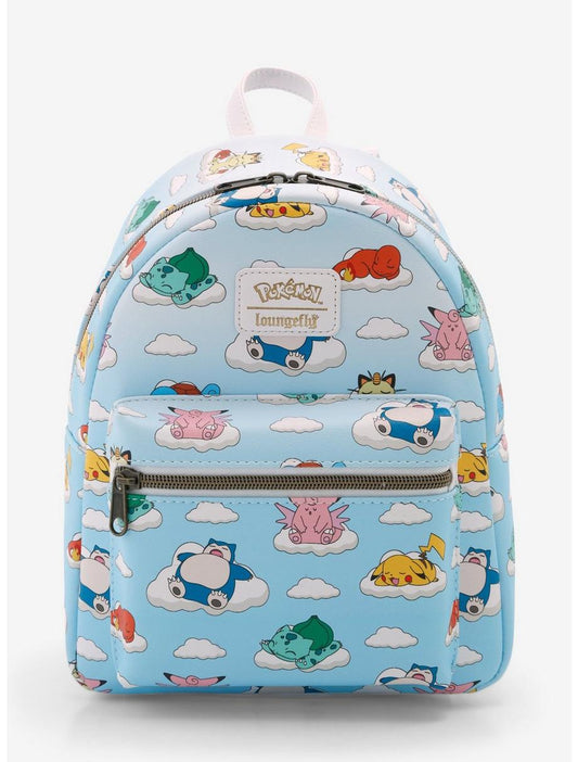 Mini Mochila Loungefly Pokemon Sleeping Characters