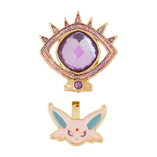 Espeon Aretes Teracristal Psiquico