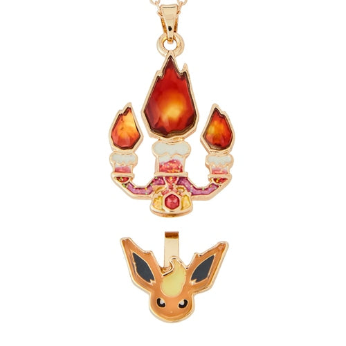 Flareon Collar Teracristal Fuego