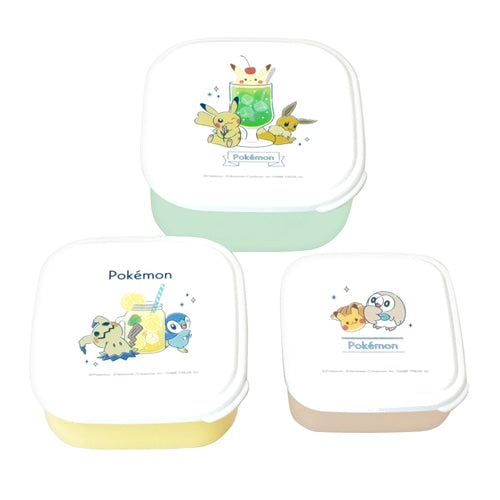 Pokemon Topper de Plastico 3 Piezas