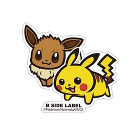 Eevee y Pikachu B-Side Sticker