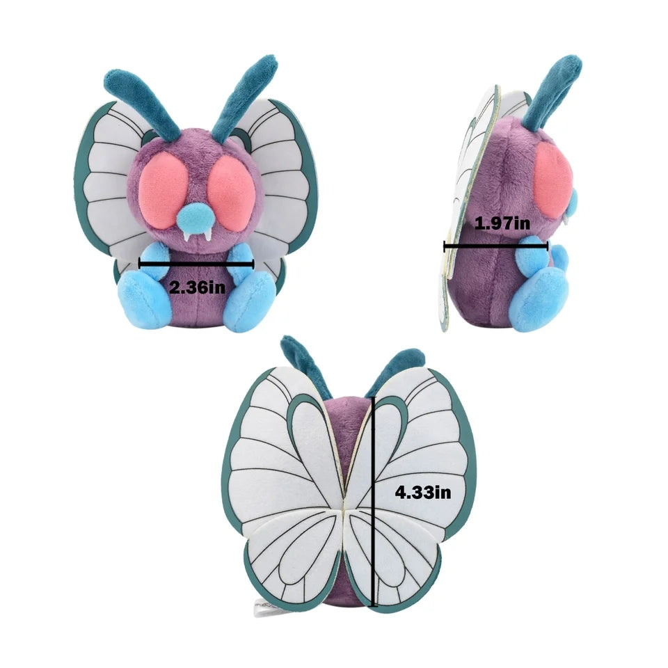 Butterfree Plush Pokemon Fit