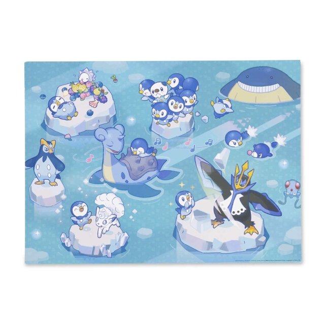 Lapras y Piplup Rompecabezas Pokémon