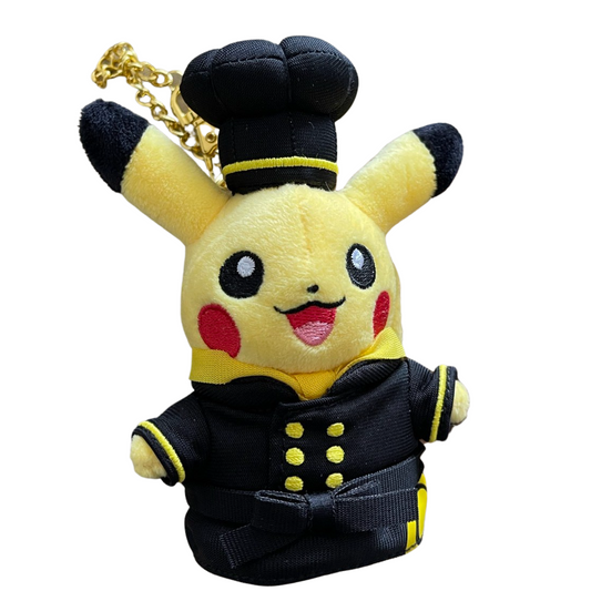 Pikachu Chef Llavero Peluche Pokémon Cafe